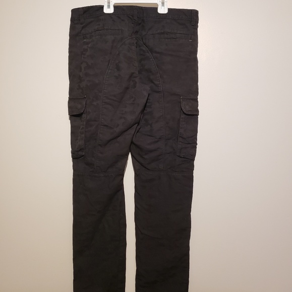 Zara Pants Zara Man Mens Military Print Cargo Pants In Black Poshmark